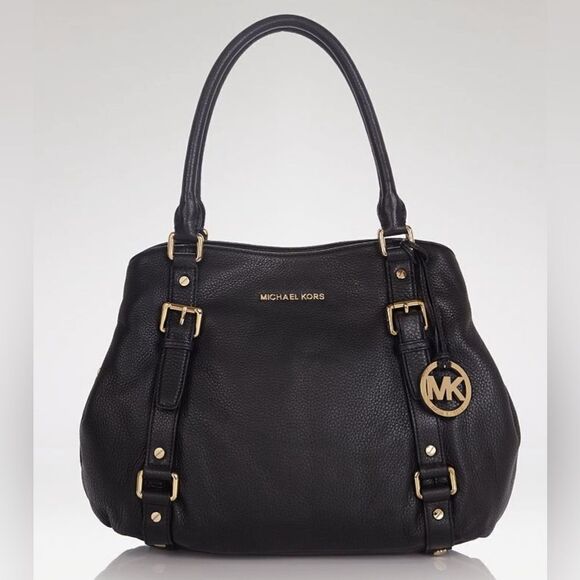 Michael Kors Bedford Black Satchel Bag - Picture 1 of 12
